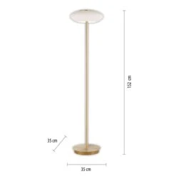 Paul Neuhaus Q-ETIENNE LED-Stehleuchte, Messing -Beleuchtung Rabatte 10001437 3