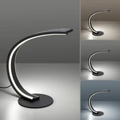 Paul Neuhaus Q-VITO LED-Tischlampe Gebogen Schwarz -Beleuchtung Rabatte 10001462 5