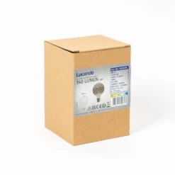 Lucande E27 3,8W LED-Lampe G95, 1800K, Struktur, Smoke -Beleuchtung Rabatte 10001594 7