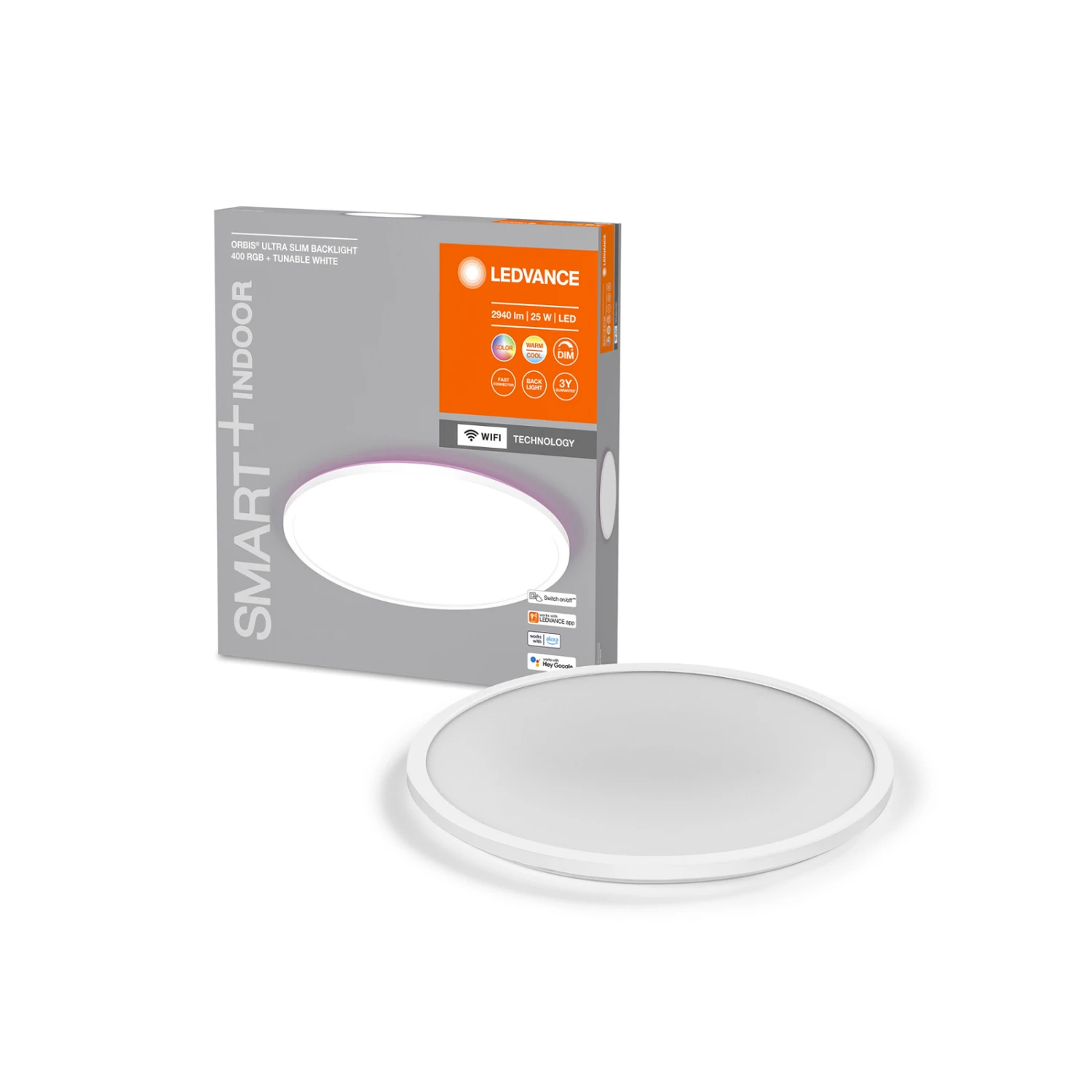 LEDVANCE SMART+ WiFi Orbis Ultra Slim Ø40cm Weiß 4 LEDVANCE SMART+ WiFi Orbis Ultra Slim Ø40cm Weiß – Bild 2