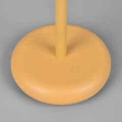 LED-Tischlampe Elliot, IP44, Akku, Touchdim, Gelb -Beleuchtung Rabatte 10003139 4