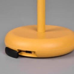 LED-Tischlampe Elliot, IP44, Akku, Touchdim, Gelb -Beleuchtung Rabatte 10003139 5