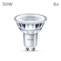 Philips LED-Lampe GU10 4,6W 355lm 827 Klar 36° 6er -Beleuchtung Rabatte 10004573 5