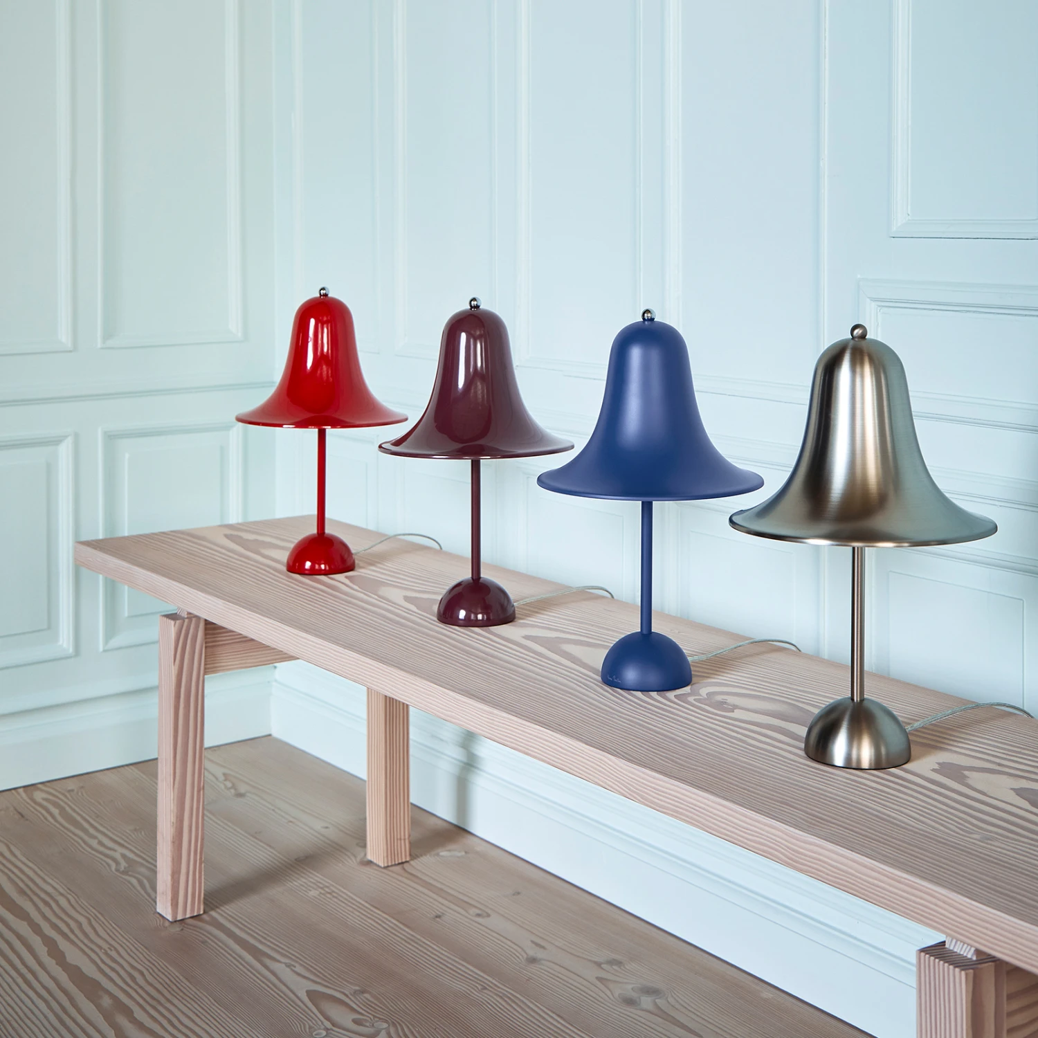 VERPAN Pantop Tischlampe Rot Glänzend 6 VERPAN Pantop Tischlampe Rot Glänzend – Bild 4