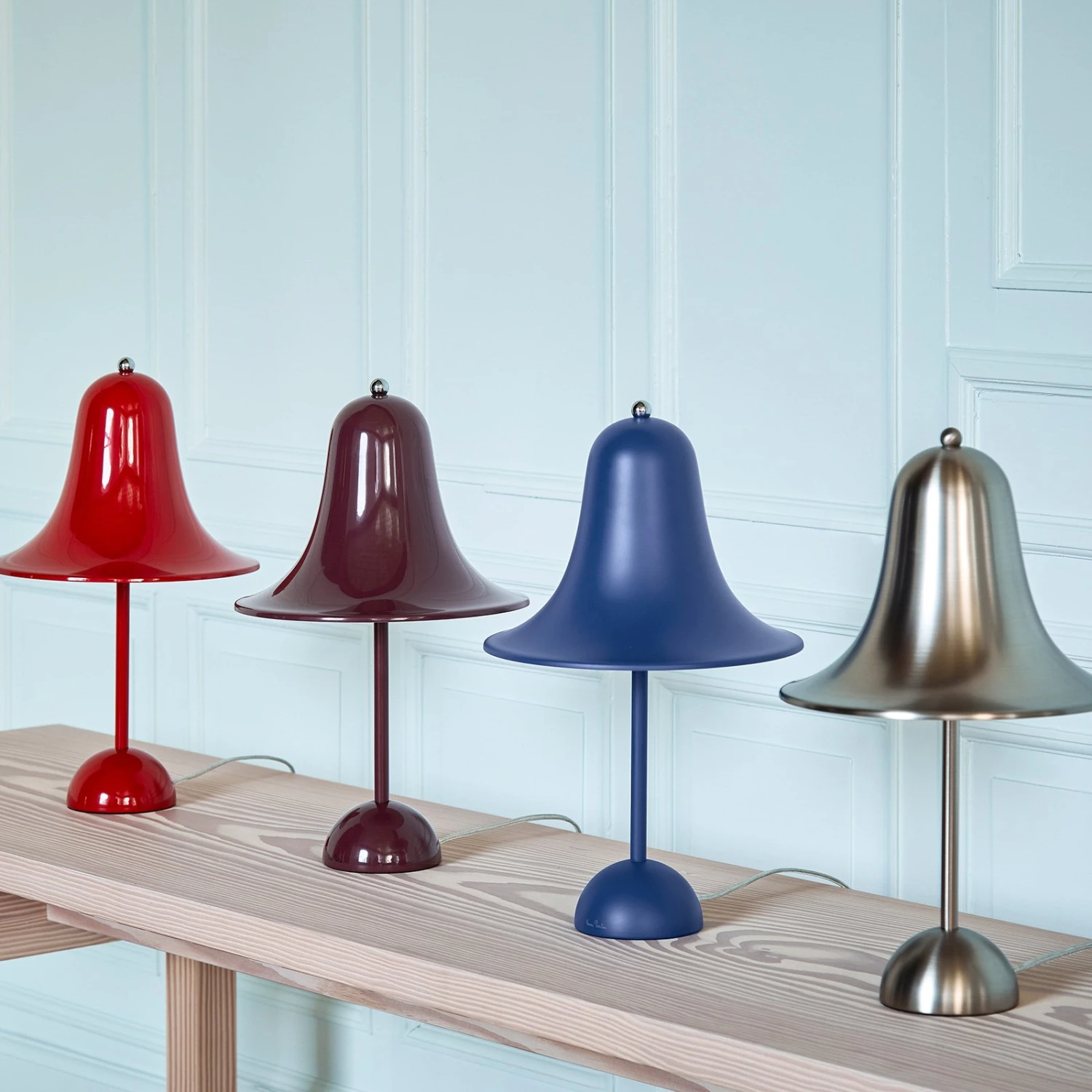 VERPAN Pantop Tischlampe Rot Glänzend 7 VERPAN Pantop Tischlampe Rot Glänzend – Bild 5