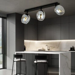 Deckenleuchte Flow 3 Dreiflammig Grafit -Beleuchtung Rabatte 10004947 2