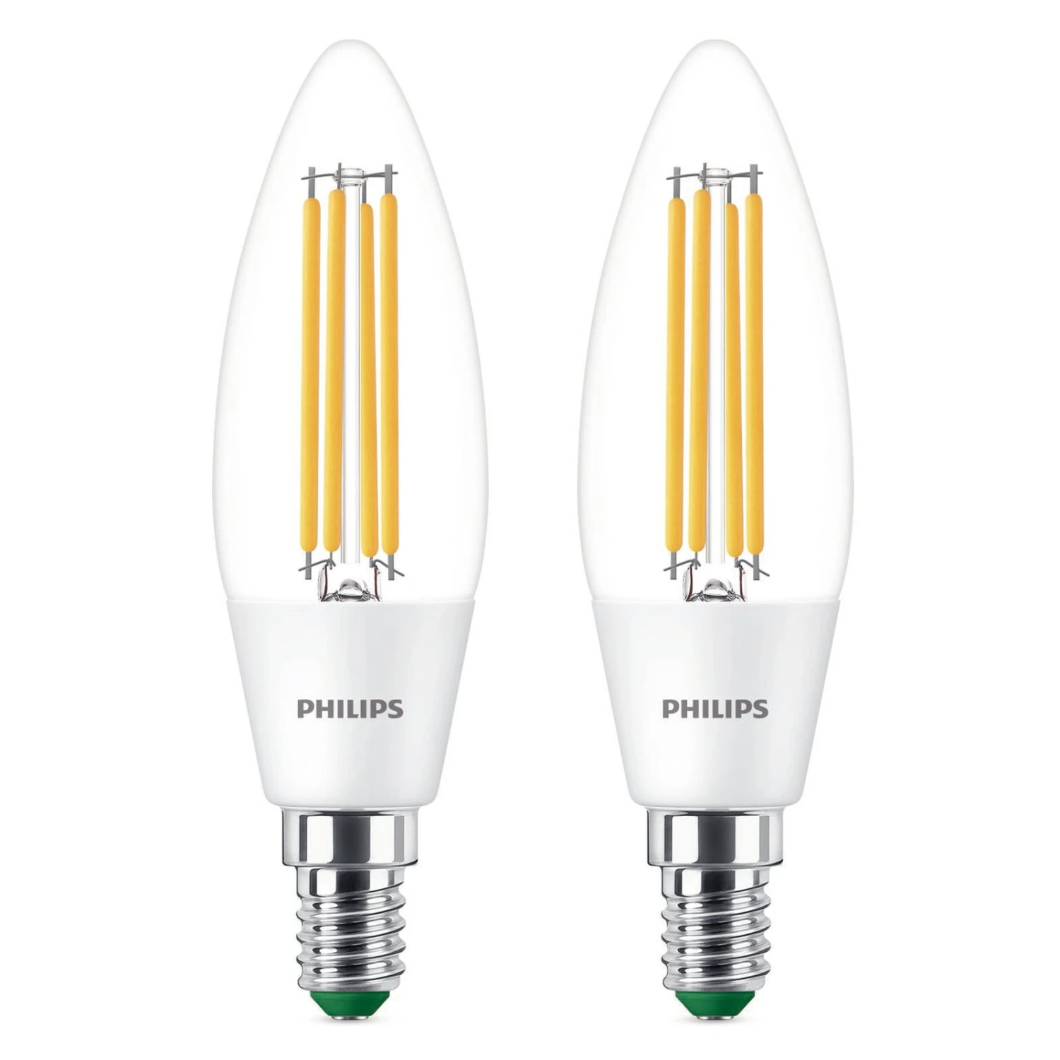 Philips LED-Lampe E14 B35 2,3W 485lm 3.000K 2er 4 Philips LED-Lampe E14 B35 2,3W 485lm 3.000K 2er – Bild 2