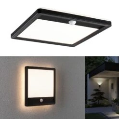 Paulmann Lamina Sensor-Wandlampe 830 Eckig Schwarz -Beleuchtung Rabatte 10008625 3