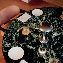 FLOS Gustave LED-Tischleuchte, Akku 927 Silber -Beleuchtung Rabatte 10008972 3