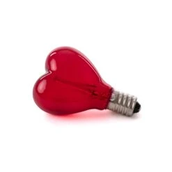 SELETTI LED-Lampe E14 1W 5V, Mouse Lamp, Herz Rot -Beleuchtung Rabatte 10009892 1