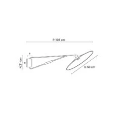 MARKET SET Gatsby Wand, Schwenkbar, Pfauenmuster 10 MARKET SET Gatsby Wand, Schwenkbar, Pfauenmuster -Beleuchtung Rabatte 10010911 3