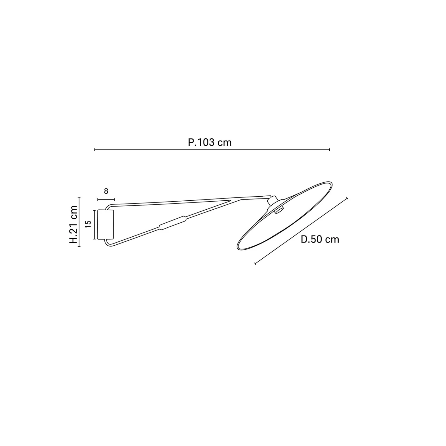 MARKET SET Gatsby Wand, Schwenkbar, Pfauenmuster 6 MARKET SET Gatsby Wand, Schwenkbar, Pfauenmuster – Bild 4