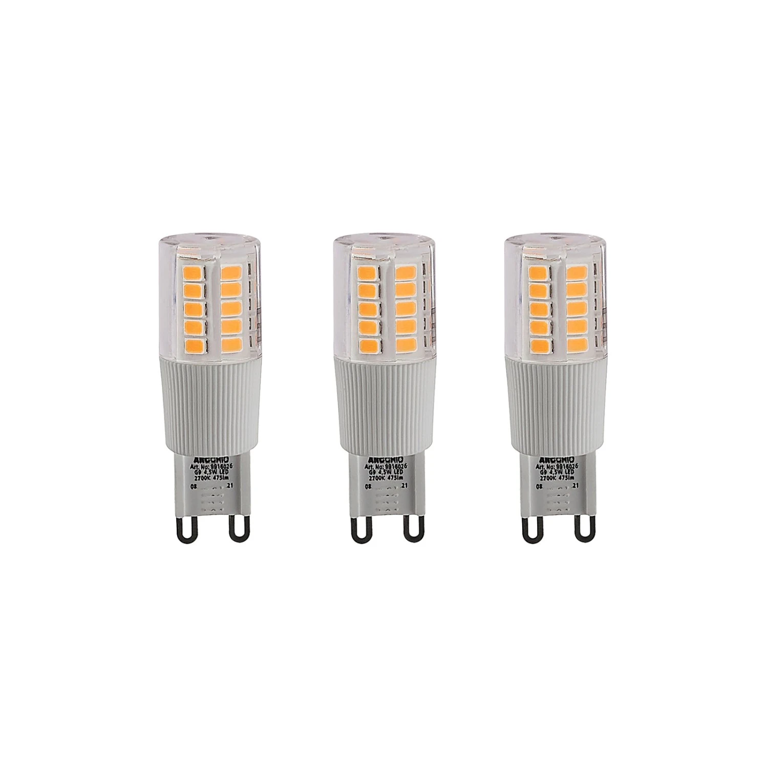 Arcchio LED-Stiftsockellampe G9 4,5W 2.700K 3er 3 Arcchio LED-Stiftsockellampe G9 4,5W 2.700K 3er