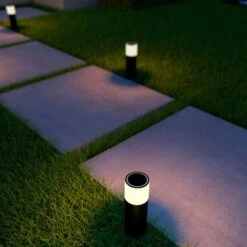 Calex Smart Outdoor Gardenpost Sockelleuchte RGBW -Beleuchtung Rabatte 10011426 4