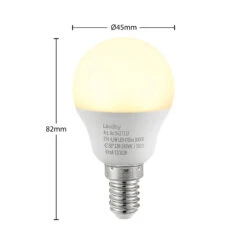 Lindby LED-Lampe E14 G45 4,5W 3.000K Opal 10er-Set -Beleuchtung Rabatte 10011438 3