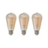 E27 LED-Rustikalampe 6W 500lm Amber 1.800K 3er-Set 2 E27 LED-Rustikalampe 6W 500lm Amber 1.800K 3er-Set -Beleuchtung Rabatte 10011537