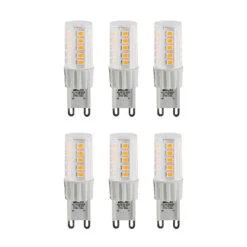 Arcchio LED-Stiftsockellampe G9 3,5W 830 6er-Set