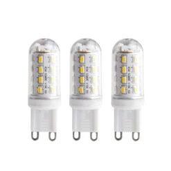 LED-Lampe In Röhrenform G9 3W 830 Klar 3er-Set