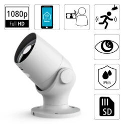 Hama WLAN Außenkamera, 2-Wege-Audio, Sensor, Weiß 12 Hama WLAN Außenkamera, 2-Wege-Audio, Sensor, Weiß -Beleuchtung Rabatte 10012125 2