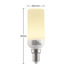 Arcchio LED-Röhrenlampe E14 4,5W 3.000K 3er-Set -Beleuchtung Rabatte 10012180 2