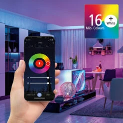 Hama WLAN LED-Lampe E27 A60 10W RGBW Dimmbar Opal -Beleuchtung Rabatte 10012206 4