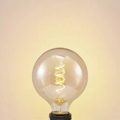 Lucande LEDE27 G125 4W 2.700K Dimmbar Amber 2er -Beleuchtung Rabatte 10012520 5