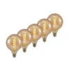 Lucande LED E27 G125 4W 2.700K Dimmbar Amber 5er -Beleuchtung Rabatte 10012521