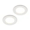 Prios Cadance LED-Einbaulampe Weiß 11,5cm 2er-Set -Beleuchtung Rabatte 10012563