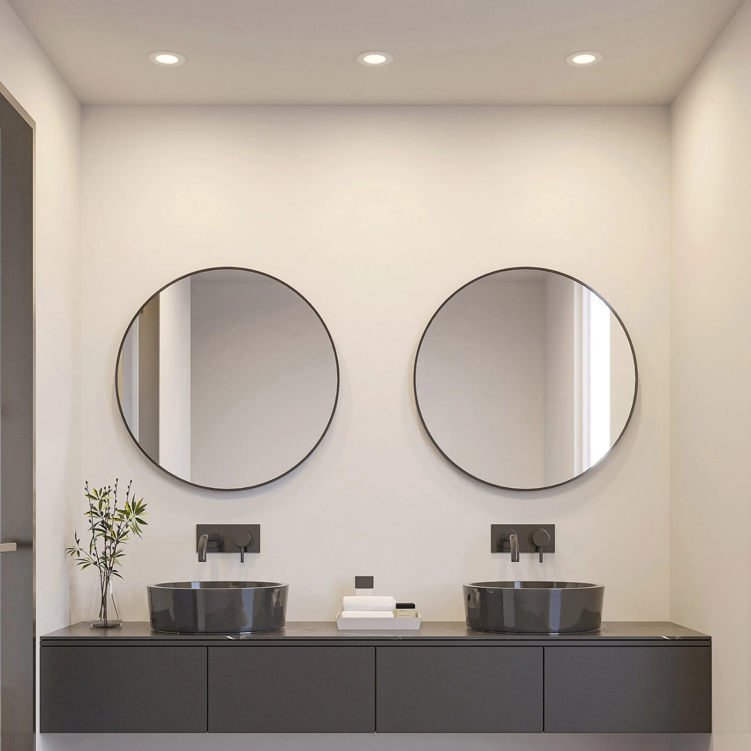 Prios Cadance LED-Einbaulampe Weiß 11,5cm 2er-Set 5 Prios Cadance LED-Einbaulampe Weiß 11,5cm 2er-Set – Bild 3