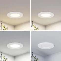 Prios Cadance LED-Einbaulampe Weiß 11,5cm 2er-Set 16 Prios Cadance LED-Einbaulampe Weiß 11,5cm 2er-Set -Beleuchtung Rabatte 10012563 5