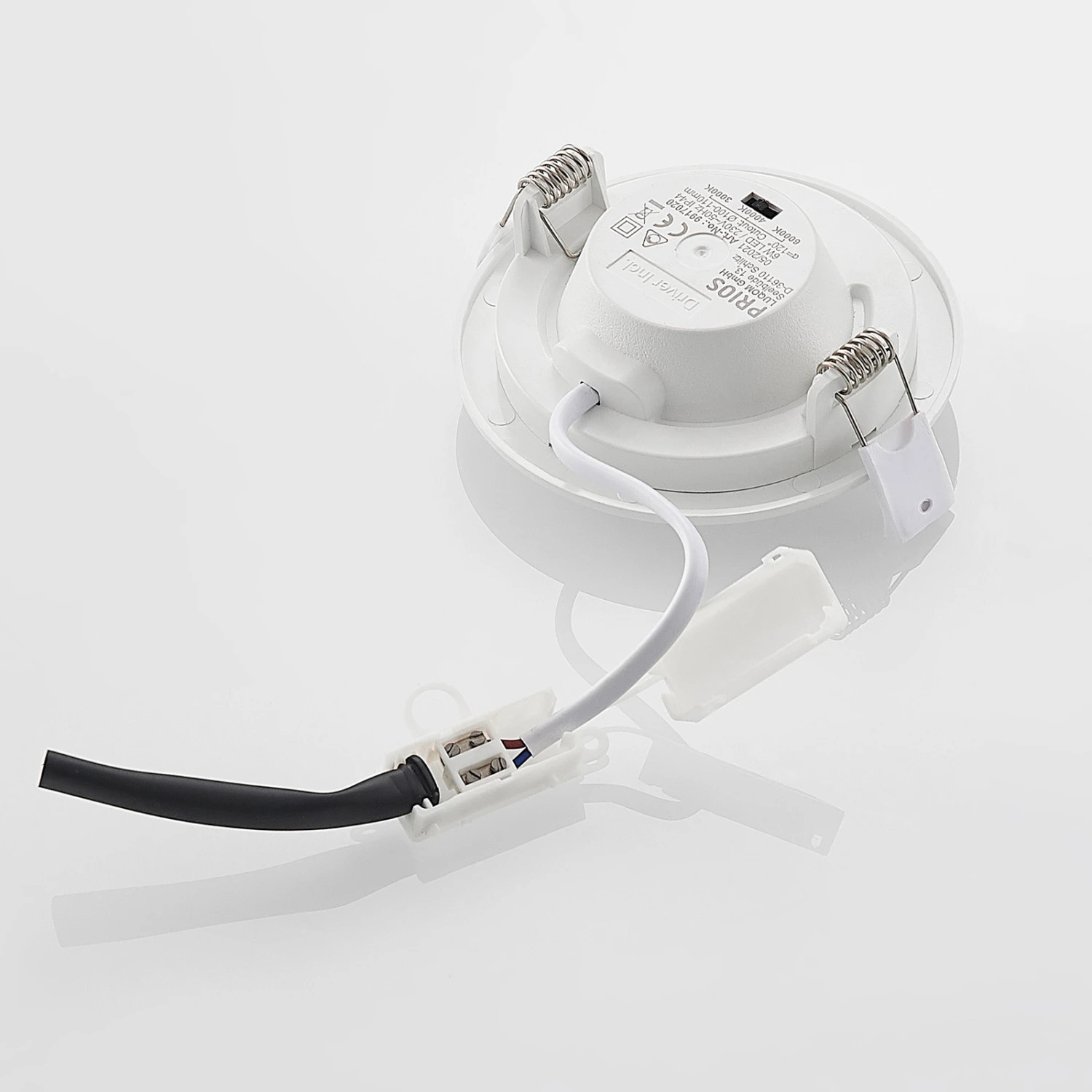 Prios Cadance LED-Einbaulampe Weiß 11,5cm 2er-Set 11 Prios Cadance LED-Einbaulampe Weiß 11,5cm 2er-Set – Bild 9