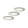Prios Cadance LED-Einbaulampe Silber 11,5 Cm 3er 2 Prios Cadance LED-Einbaulampe Silber 11,5 Cm 3er -Beleuchtung Rabatte 10012567