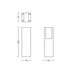 Philips MyGarden Bridge Sockellampe E27 Anthrazit -Beleuchtung Rabatte 10012721 2