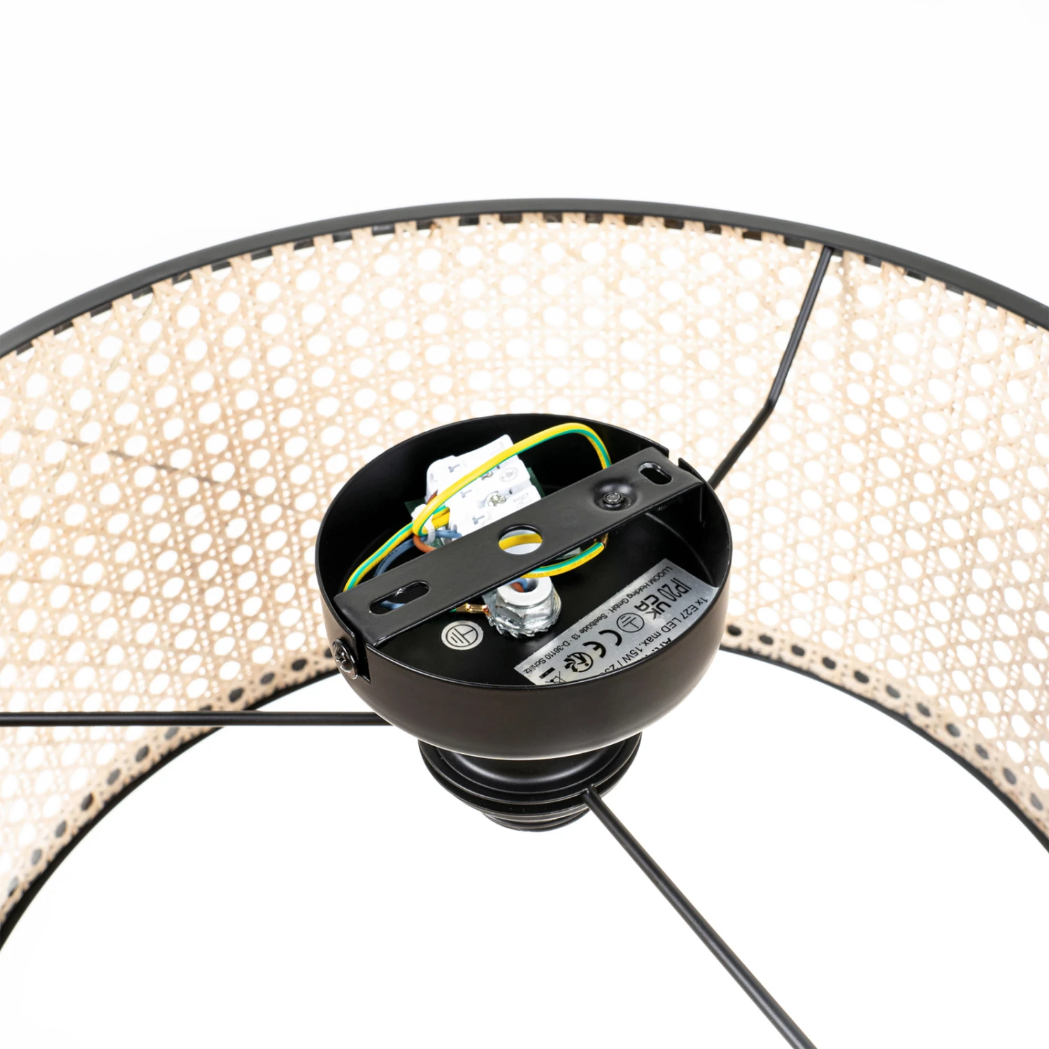 Lindby Yaelle Deckenleuchte Metall Rattan 9 Lindby Yaelle Deckenleuchte Metall Rattan – Bild 7