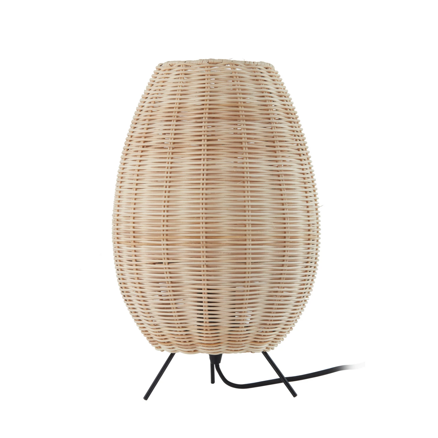 Lindby Oliana Tischleuchte Rattan E27 5 Lindby Oliana Tischleuchte Rattan E27 – Bild 3
