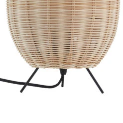 Lindby Oliana Tischleuchte Rattan E27 12 Lindby Oliana Tischleuchte Rattan E27 -Beleuchtung Rabatte 10012928 4