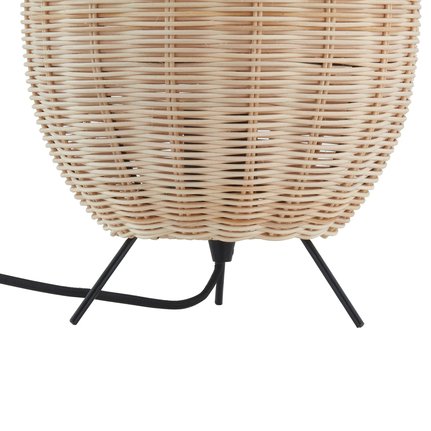 Lindby Oliana Tischleuchte Rattan E27 7 Lindby Oliana Tischleuchte Rattan E27 – Bild 5