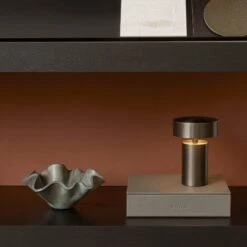 Audo Column Akku-Tischlampe, IP44, Bronze -Beleuchtung Rabatte 10013251 4