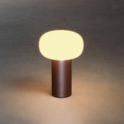 Konstsmide LED-Tischleuchte Antibes, IP54, Akku, RGBW, Rost -Beleuchtung Rabatte 10013281 5