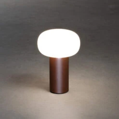 Konstsmide LED-Tischleuchte Antibes, IP54, Akku, RGBW, Rost -Beleuchtung Rabatte 10013281 6
