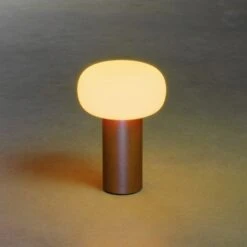 Konstsmide LED-Tischleuchte Antibes, IP54, Akku, RGBW, Rost -Beleuchtung Rabatte 10013281 8