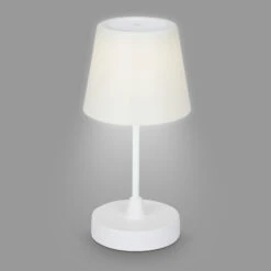 LED-Outdoor-Tischleuchte Campi, Akku, Dim, Weiß -Beleuchtung Rabatte 10013623 4