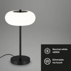 LED-Tischleuchte Voco Mit Touchdimmer, Schwarz -Beleuchtung Rabatte 10013628 6