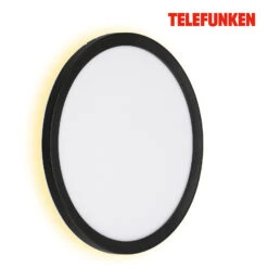 LED-Außenwandleuchte Nizza, Ø 28cm, Schwarz 4.000K -Beleuchtung Rabatte 10013729 2