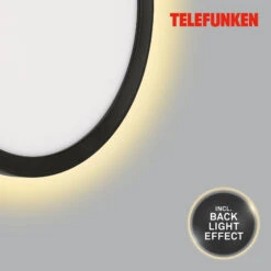 LED-Außenwandleuchte Nizza, Ø 28cm, Schwarz 4.000K -Beleuchtung Rabatte 10013729 7