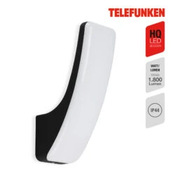 LED-Außenwandleuchte Gent 1.800lm 4.000K Schwarz -Beleuchtung Rabatte 10013732 5