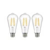 Arcchio LED-Lampe Klar E27 3,8W 2700K 806lm 3er