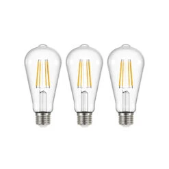 Arcchio LED-Lampe Klar E27 3,8W 2700K 806lm 3er