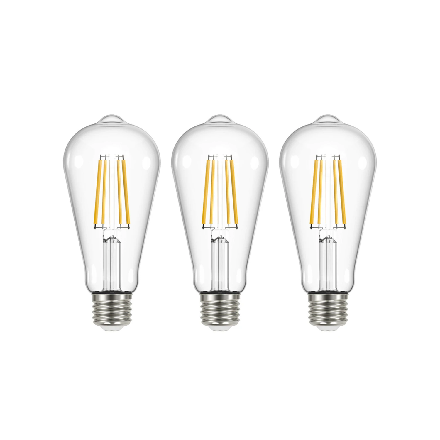 Arcchio LED-Lampe Klar E27 3,8W 2700K 806lm 3er 3 Arcchio LED-Lampe Klar E27 3,8W 2700K 806lm 3er