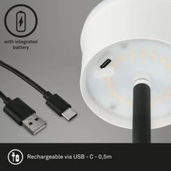 LED-Akku-Stehleuchte Kiki, 2.700K, Schwarz -Beleuchtung Rabatte 10014710 6